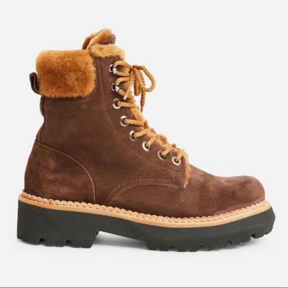 NIB Montelliana 1965 Shearling Eva Boot 39 - Picture 1 of 8